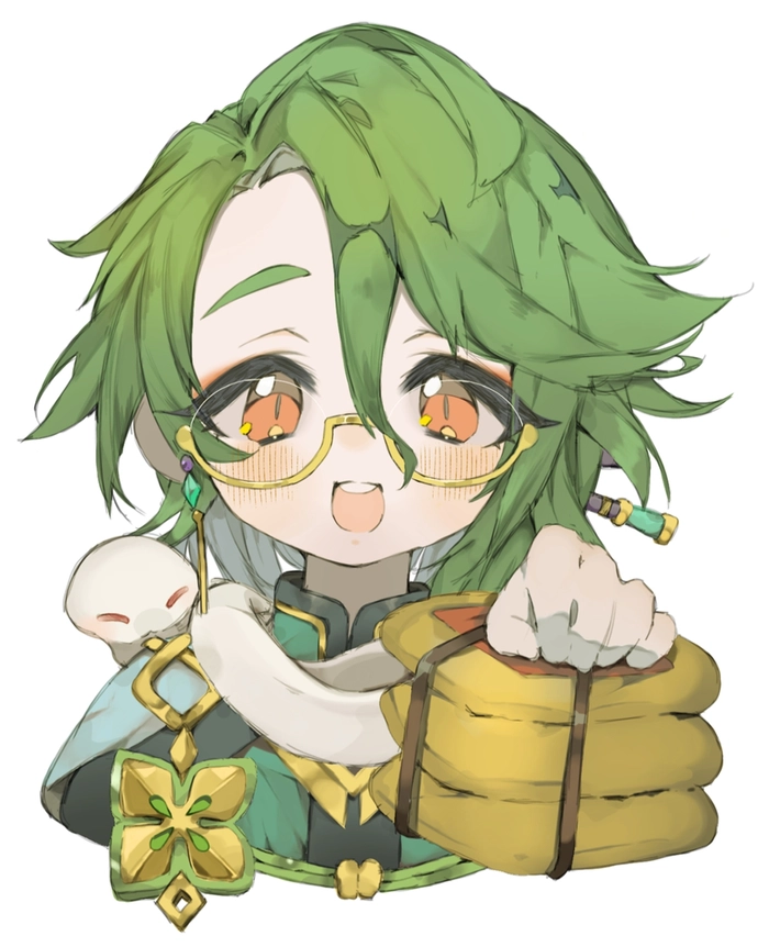 Hình nền Baizhu chibi khí chất riêng