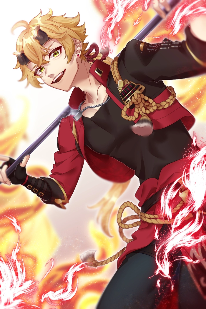 Hình nền Thoma cho fan Genshin