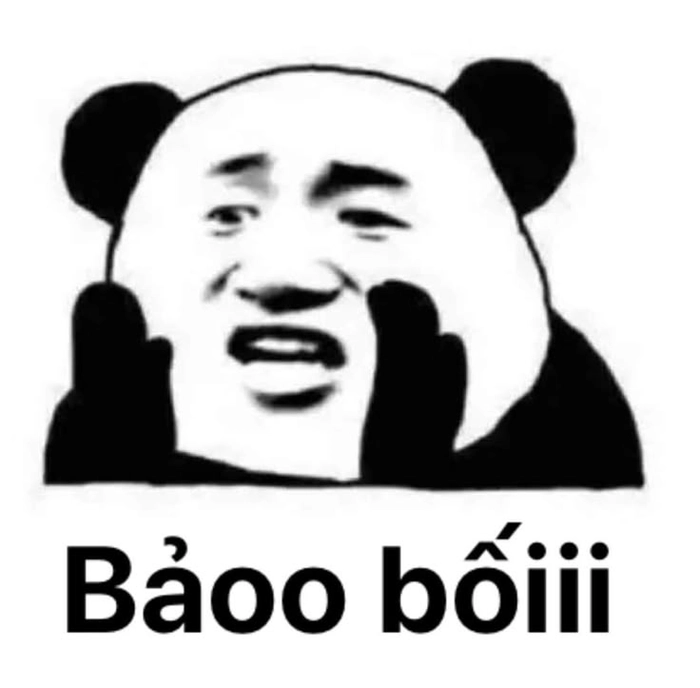 Meme Trung Quốc gấu trúc đáng yêu
