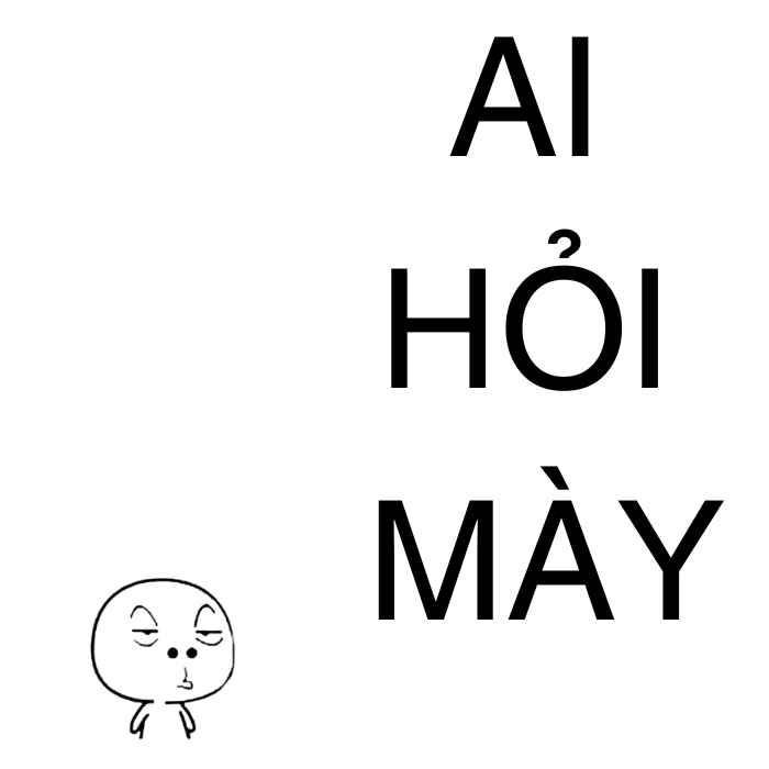 Meme ai hỏi khô khan