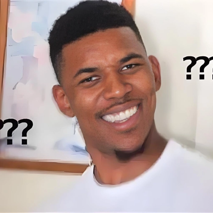 Meme anh da đen chấm hỏi kinh điển
