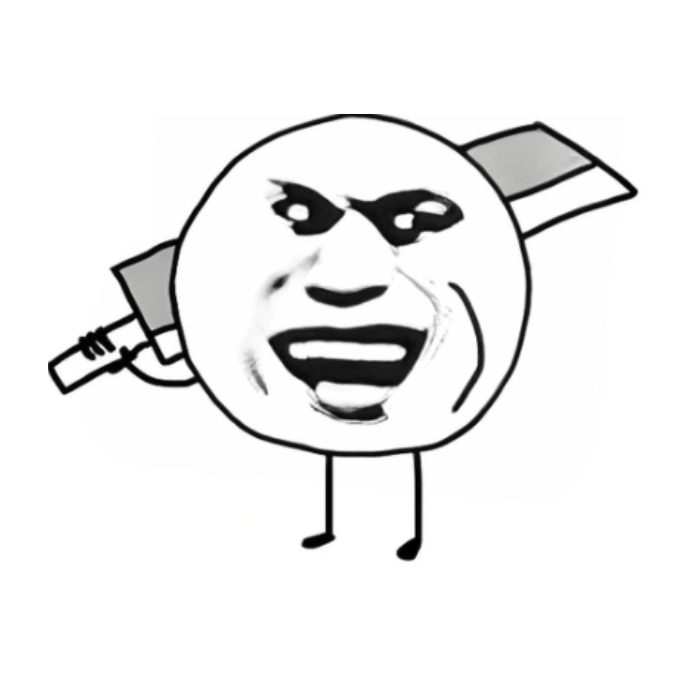 Meme chó cầm dao khiến ai cũng rén