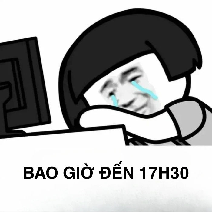 Meme chờ deadline dí