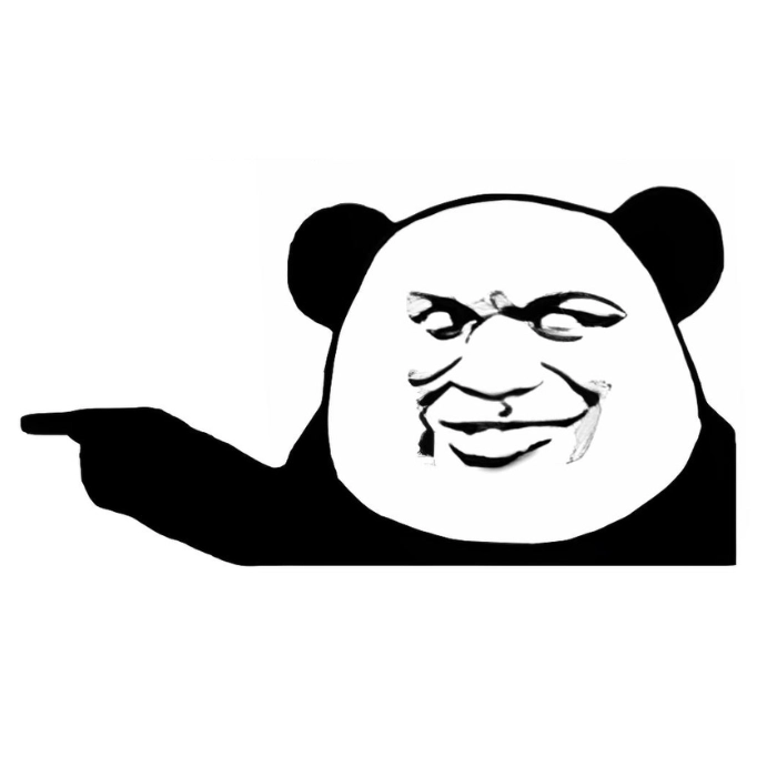 Meme gấu trúc mặt ngu