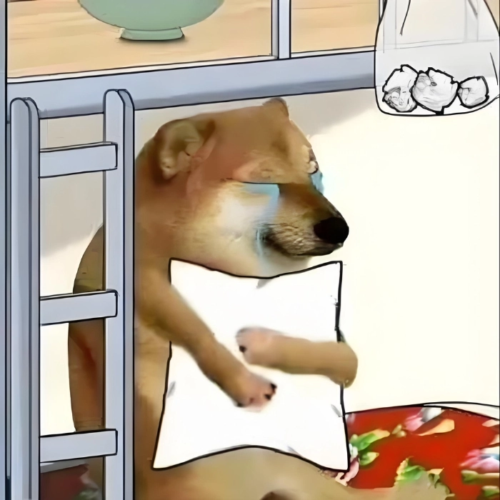 Meme mặt buồn dễ thương