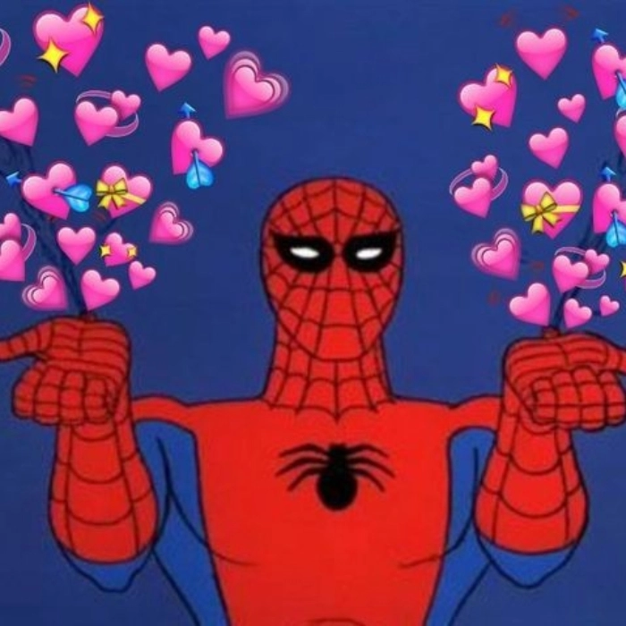 Meme người Nhện chỉ tay huyền thoại