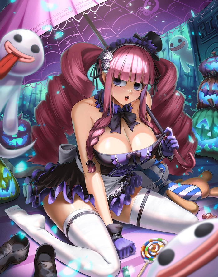 Perona One Piece tạo dáng gợi cảm