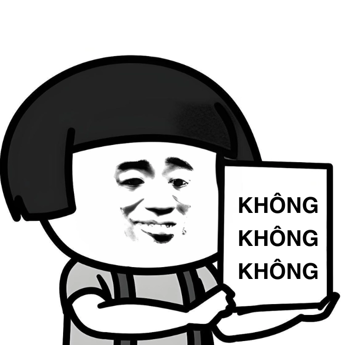 Từ chối nhận meme cạn lời