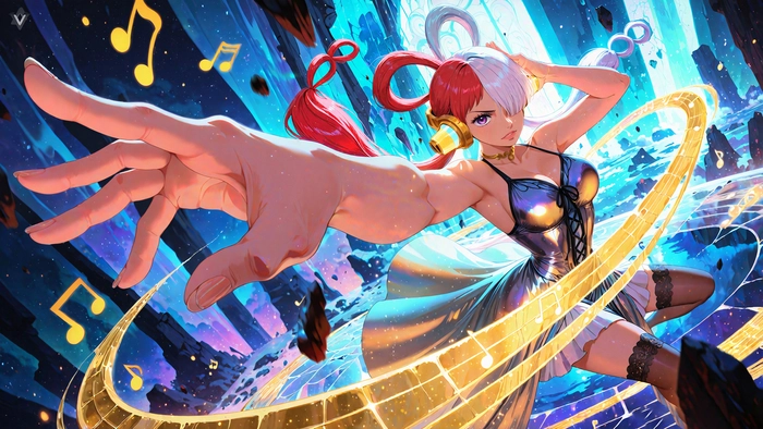 Uta One Piece trong phong cách ngầu