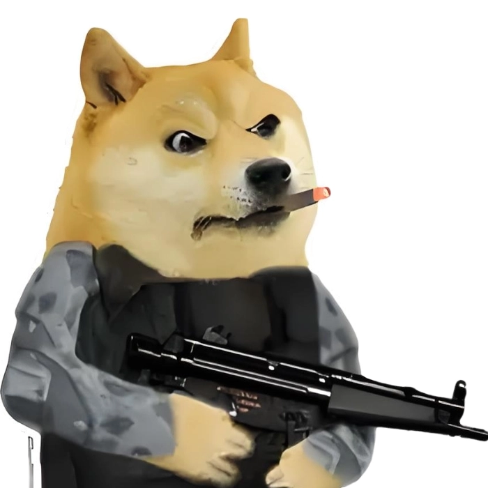 ảnh meme cầm súng hài hước