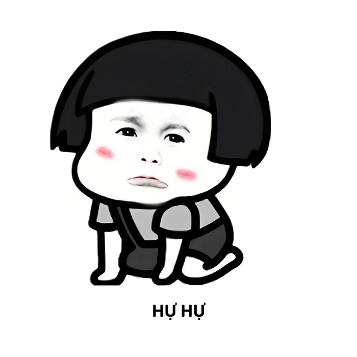 ảnh meme cute khóc