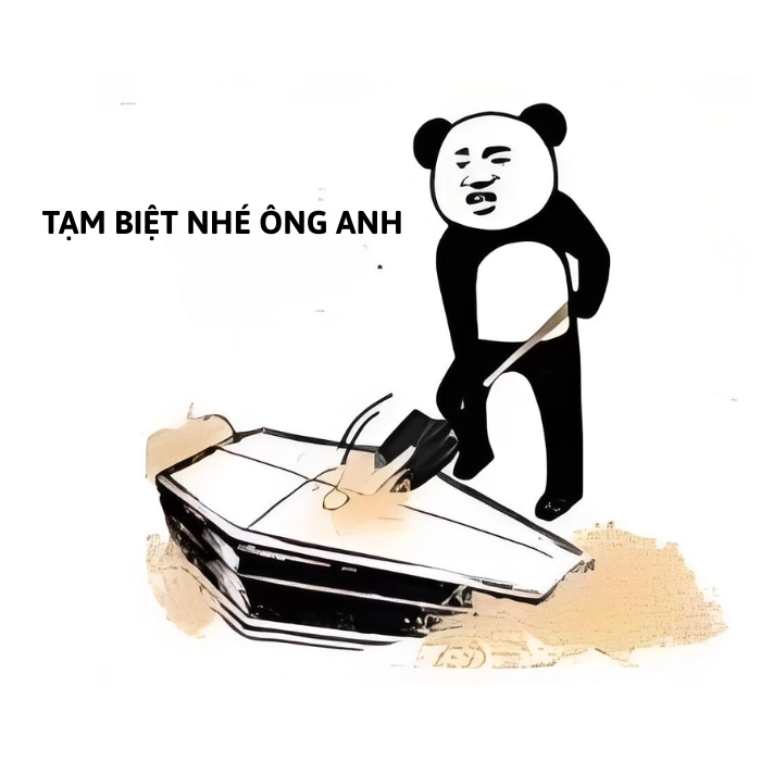 ảnh meme tạm biệt