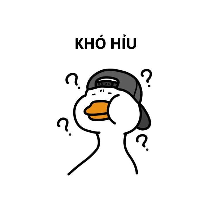 ảnh meme vịt khó hiểu