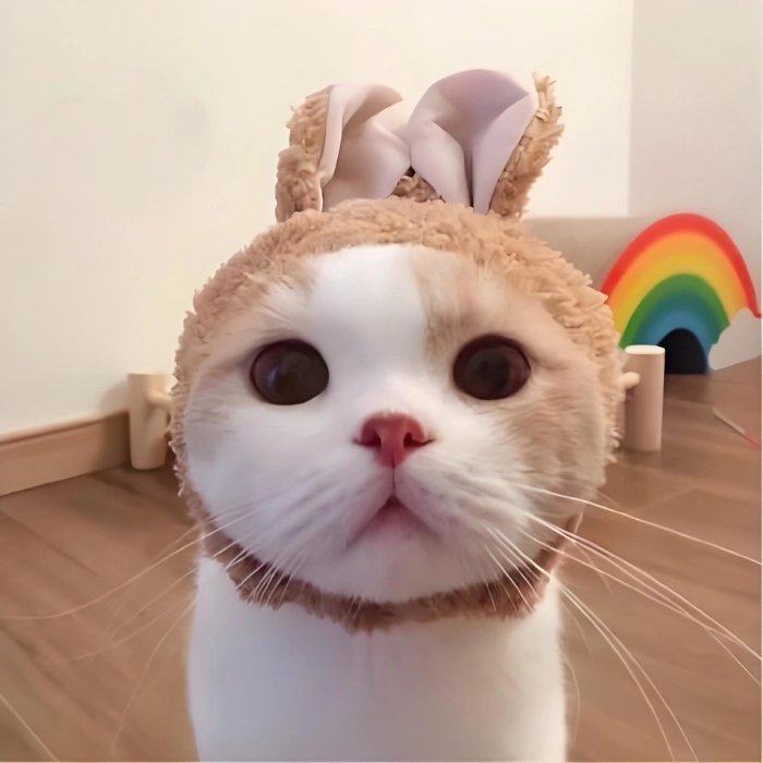 cute meme mèo đáng yêu