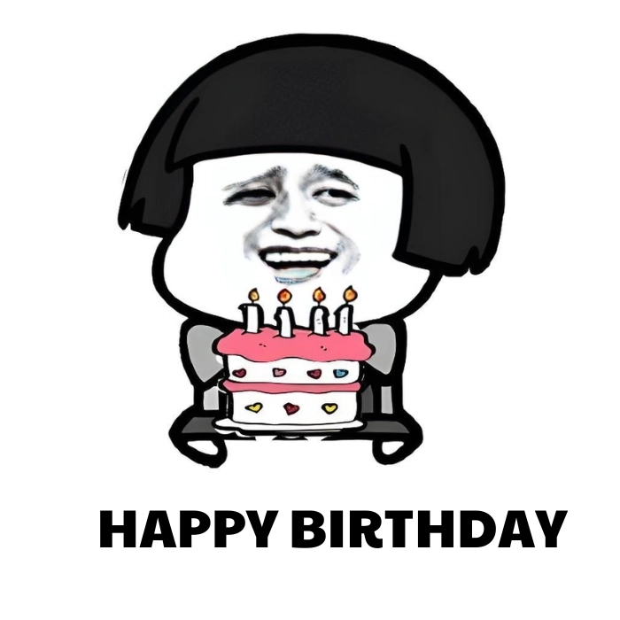 gấu trúc meme happy birthday