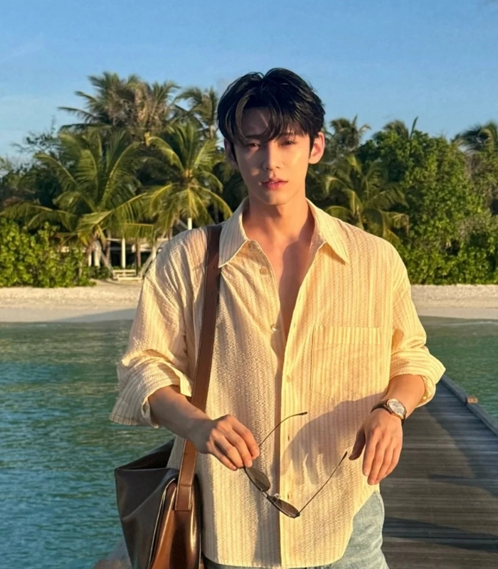 hình ảnh trai đẹp hàn quốc mặc áo sơ mi