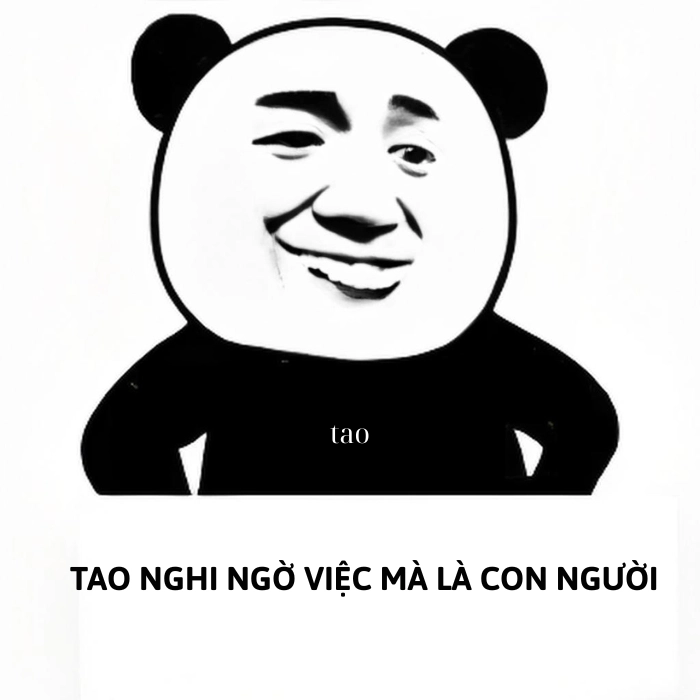 hình chế nghi ngờ meme