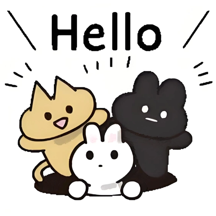 hình cute hello meme