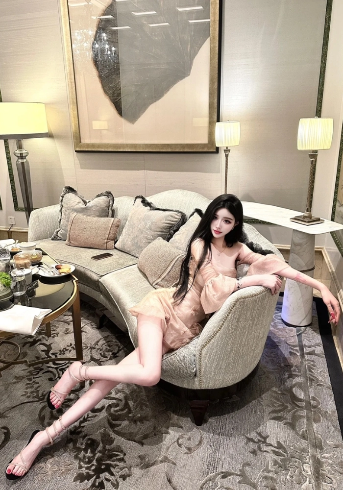 hình gái xinh sang chảng chân dài
