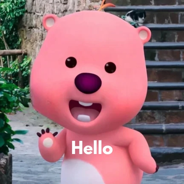 hình hello meme loopy