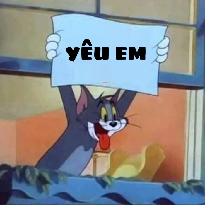hình meme tom and jerry cute