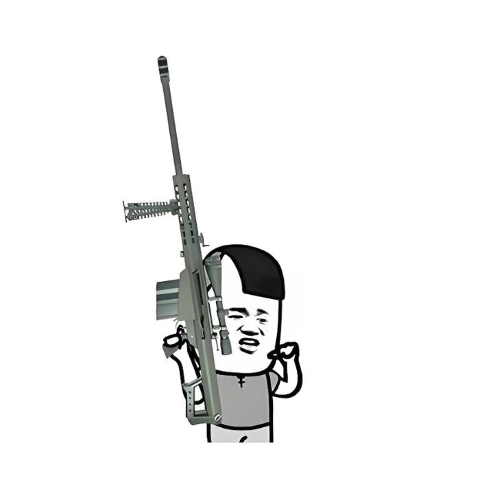 meme cầm súng bắn hài hước