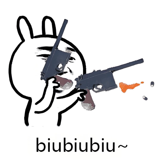 meme cầm súng