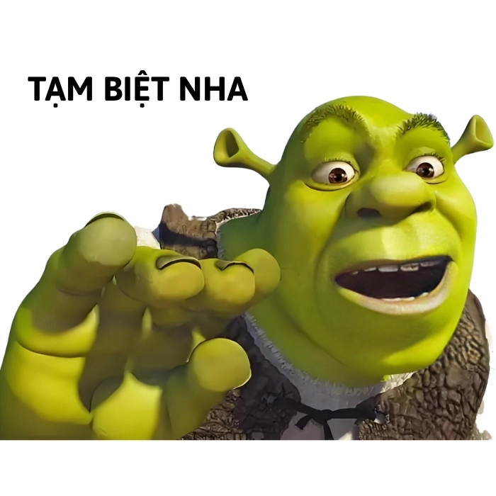meme tạm biệt