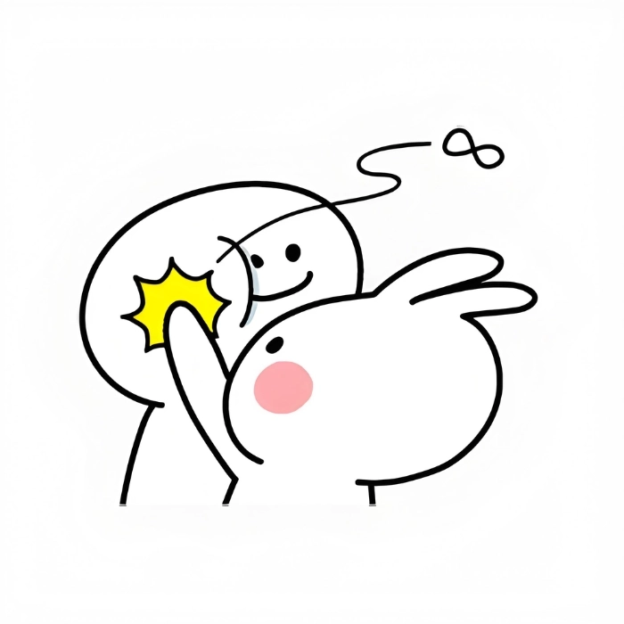 meme tát mặt cute