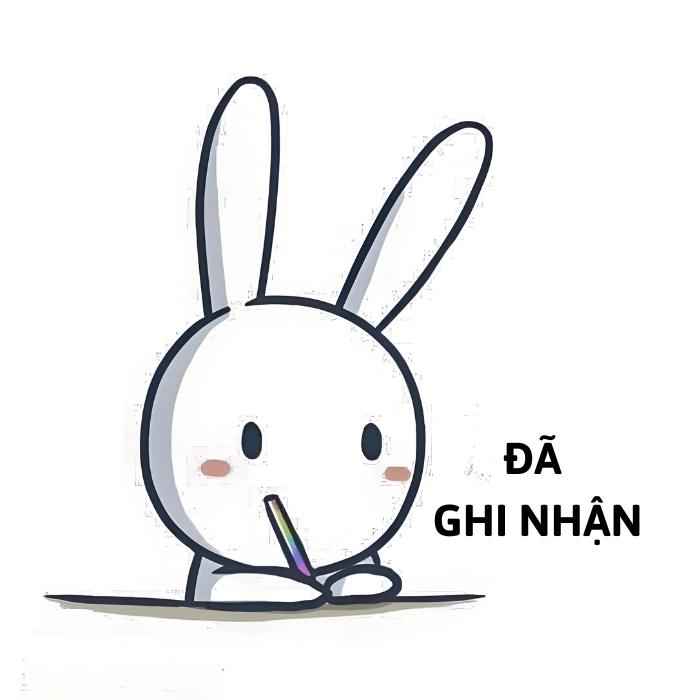 meme thỏ bảy màu chế