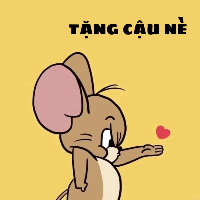 meme tom and jerry dễ thương