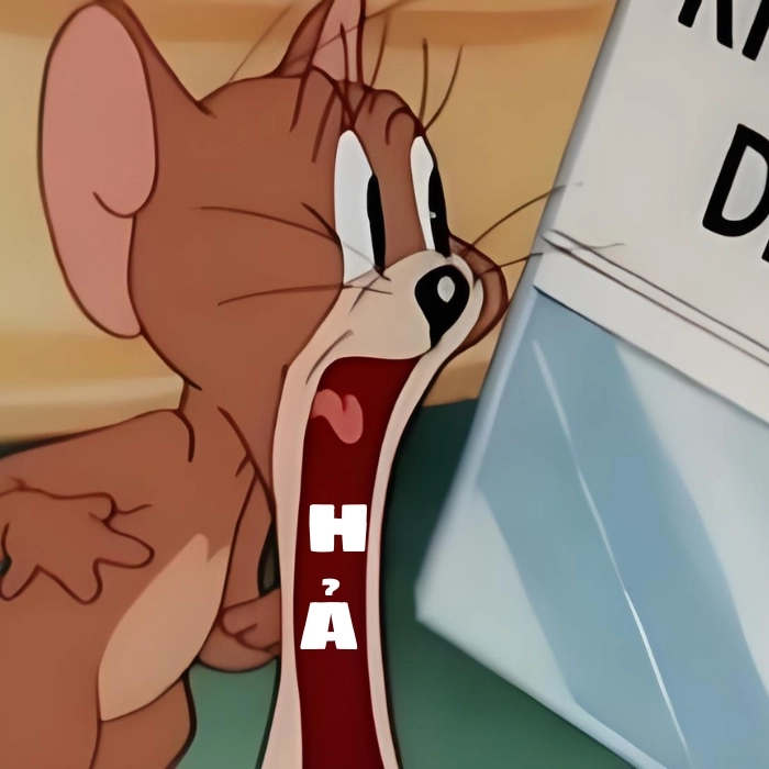 meme tom and jerry há hốc mồm