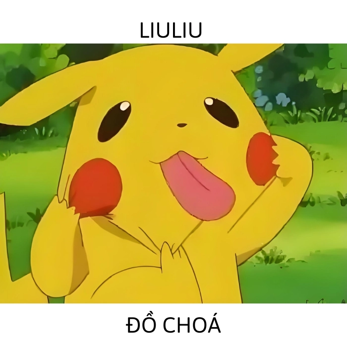 Ảnh Pikachu meme hài hước