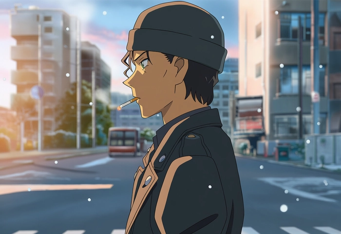 Akai Shuichi ngầu chuẩn phong cách anime