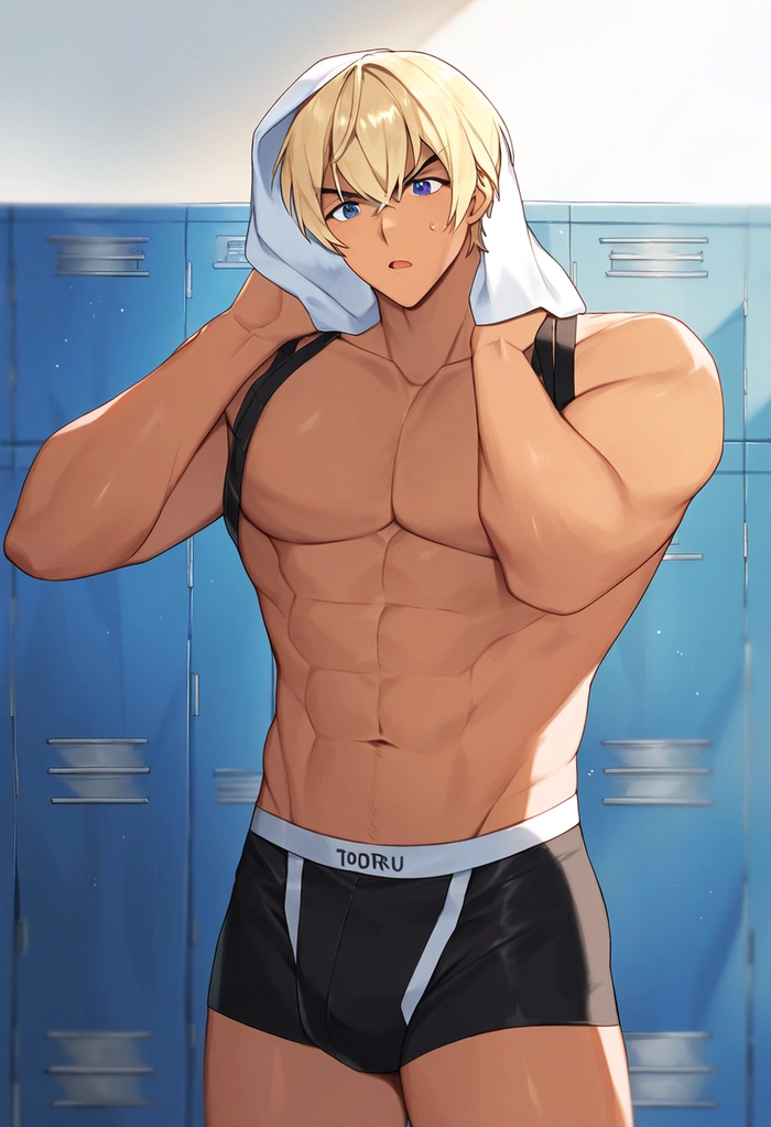 Ảnh Amuro Tooru Conan 6 múi siêu đẹp