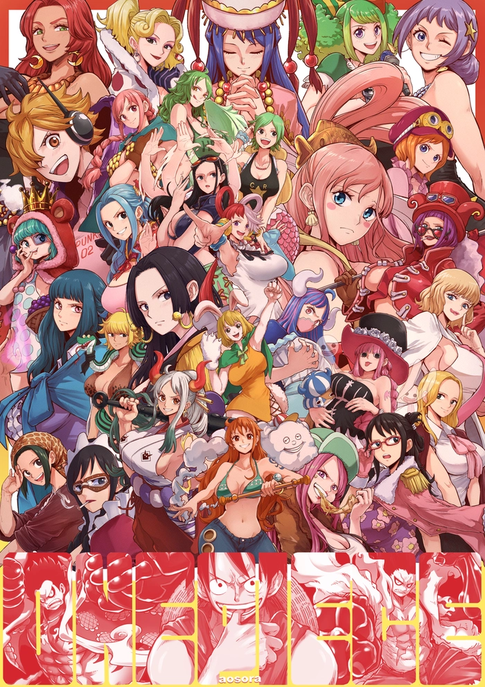 Ảnh Anime One Piece nhóm nhân vật