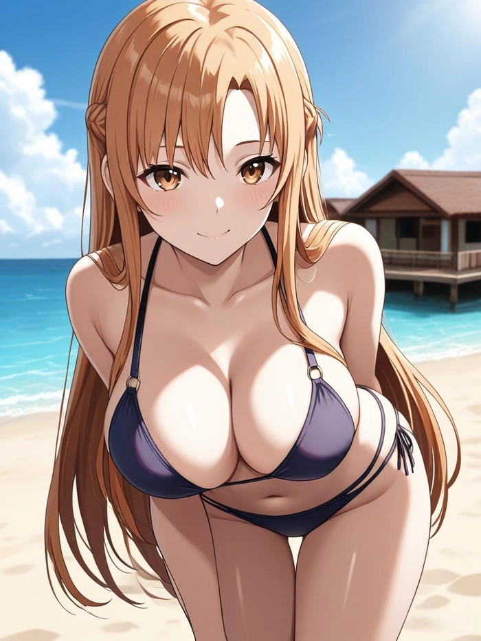 Ảnh Asuna bikini đẹp ngất ngây