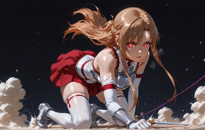 Ảnh Asuna chất ngầu trong Sword Art Online