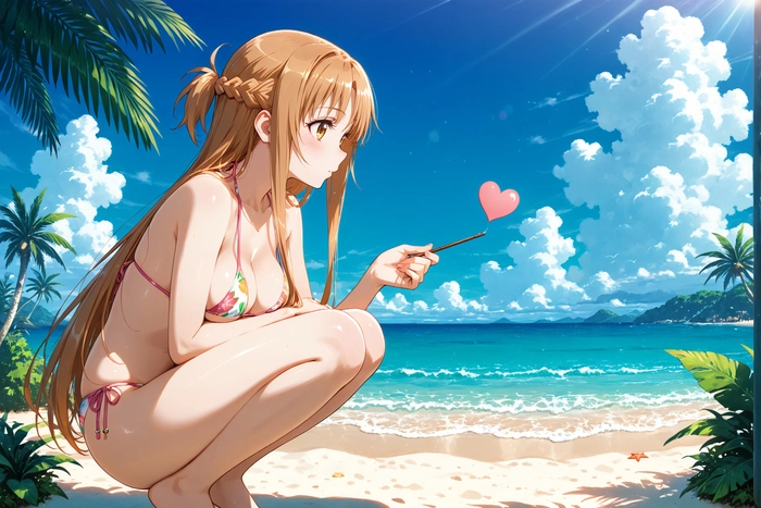 Ảnh Asuna cute dễ thương
