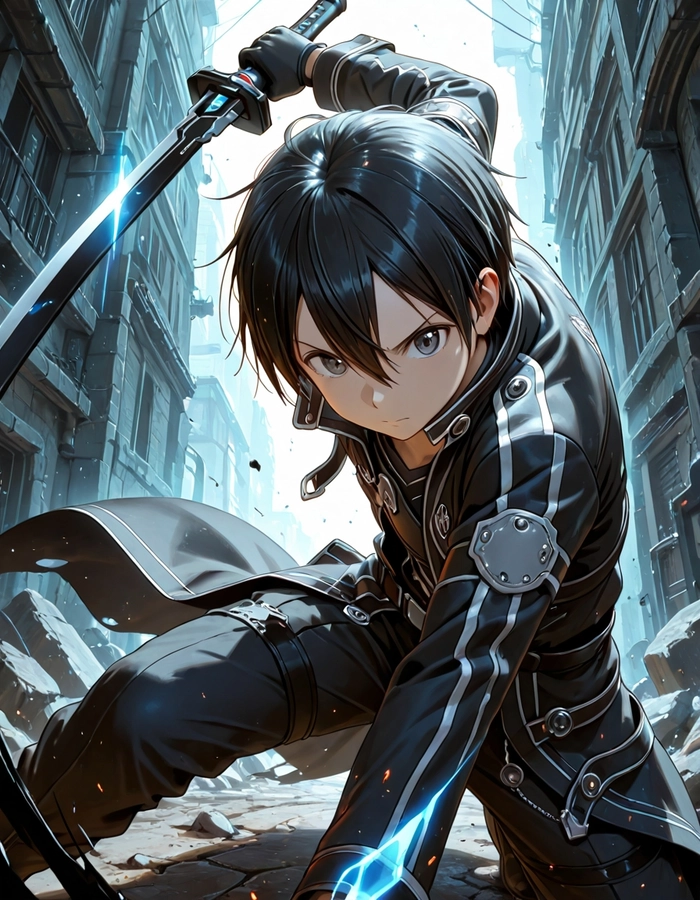 Ảnh Kirito 4K cực nét