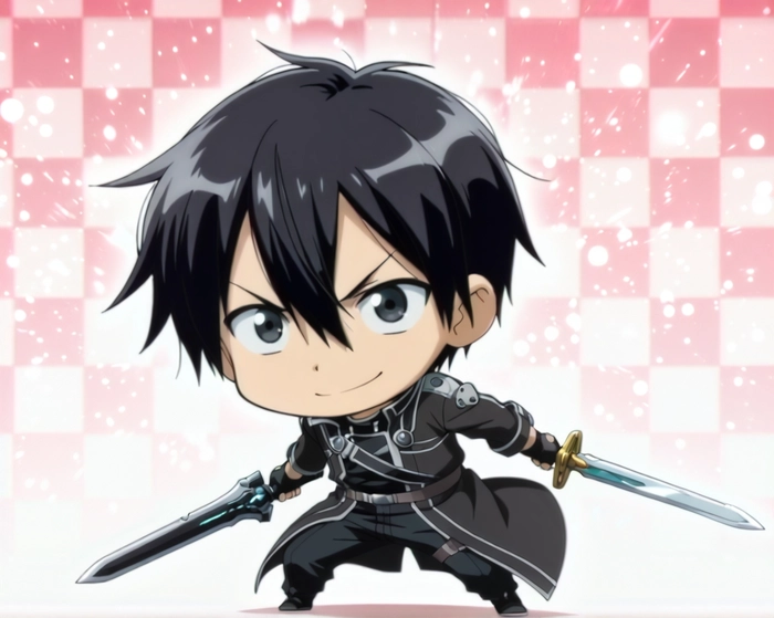 Ảnh Kirito cute siêu dễ thương