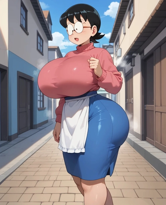 Ảnh mẹ Nobita phiên bản sexy