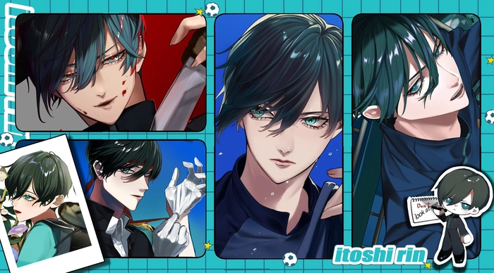 Ảnh Rin Itoshi anime cực cuốn