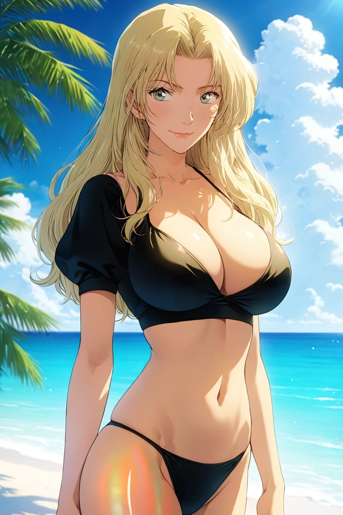 Ảnh Vermouth trong Conan với bikini sexy