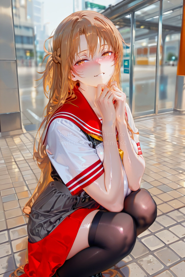 Ảnh anime Asuna cute đáng yêu
