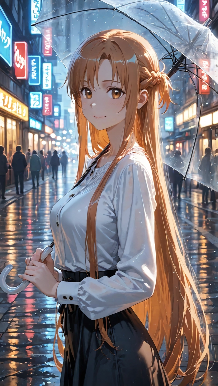 Ảnh anime Asuna quyến rũ đẹp mắt