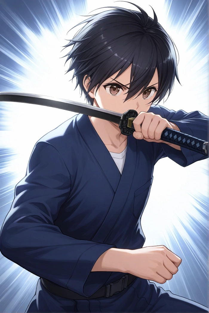 Ảnh anime Kirito lạnh lùng