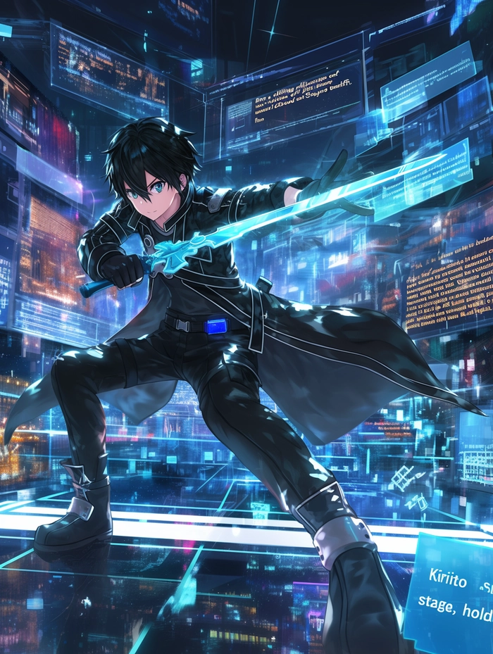 Ảnh anime Kirito ngầu