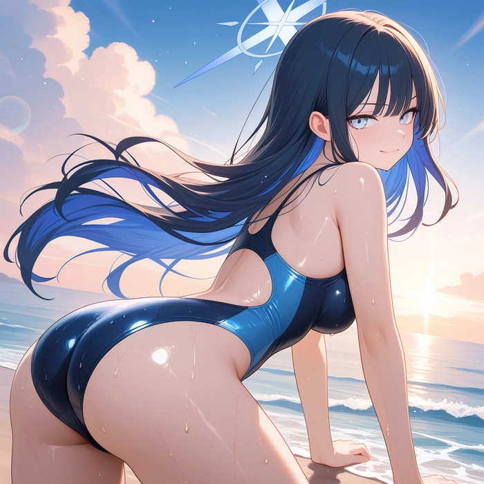 Ảnh anime Saori Blue Archive lung linh huyền ảo