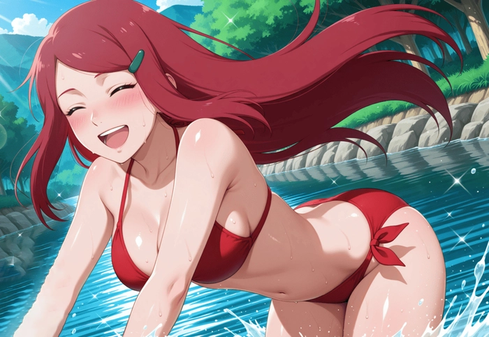 Ảnh bikini Kushina Uzumaki cực xinh